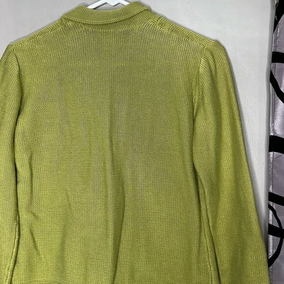Jones New York Women's Knitted Apple Green Cardigan Small - Picture 10 of 11